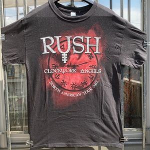 Band shirt: RUSH Clockwork Angels Tour (2012), unisex size M